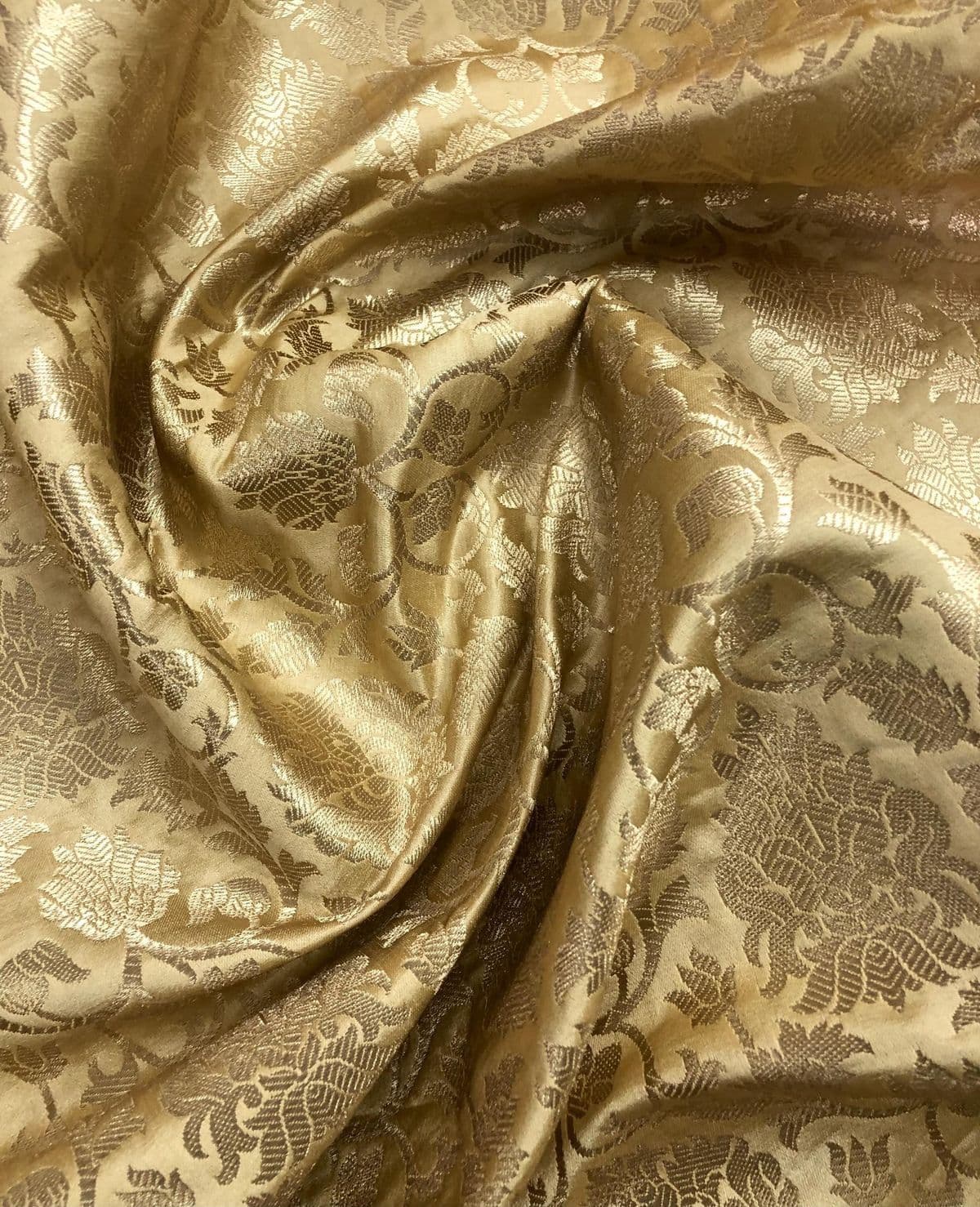 Brocade Royal Gold fabric, photo 1 of 3