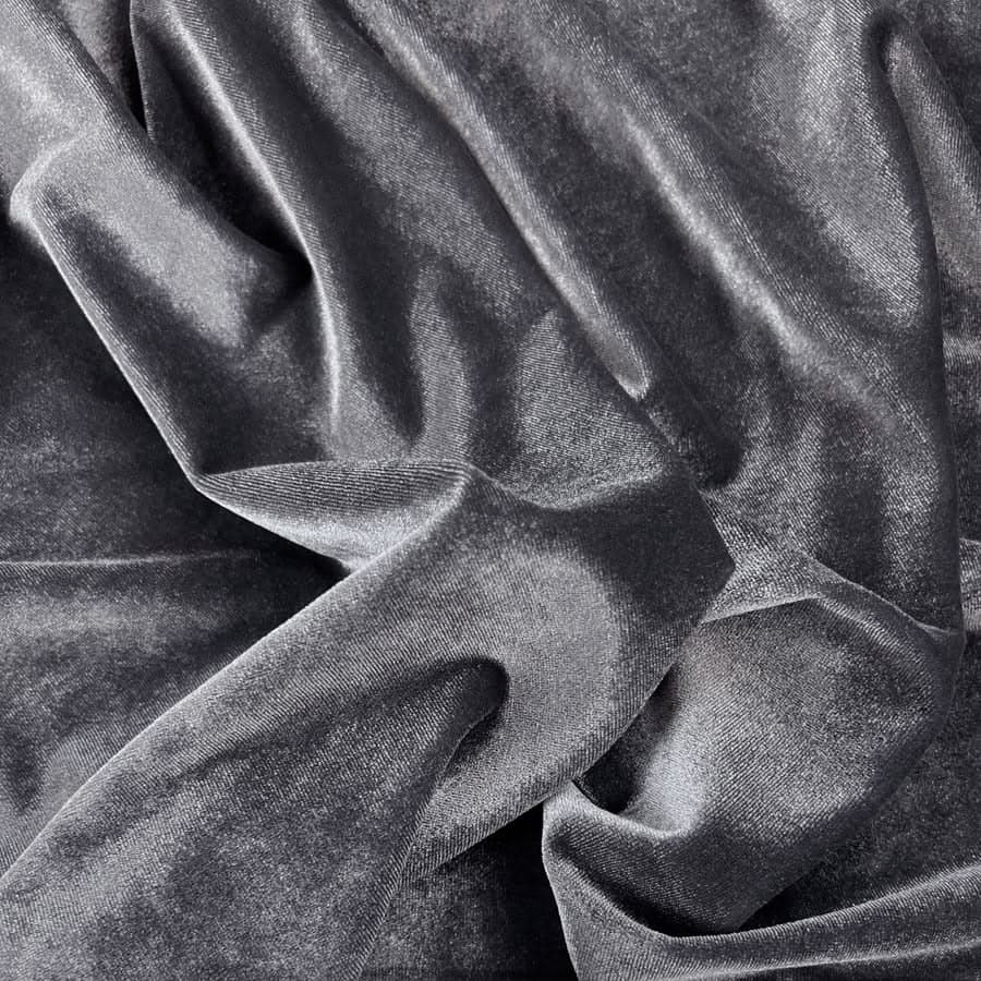 Velvet Silver fabric