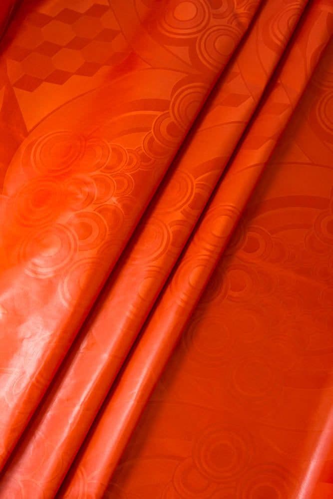 Guinea Brocada Orange fabric